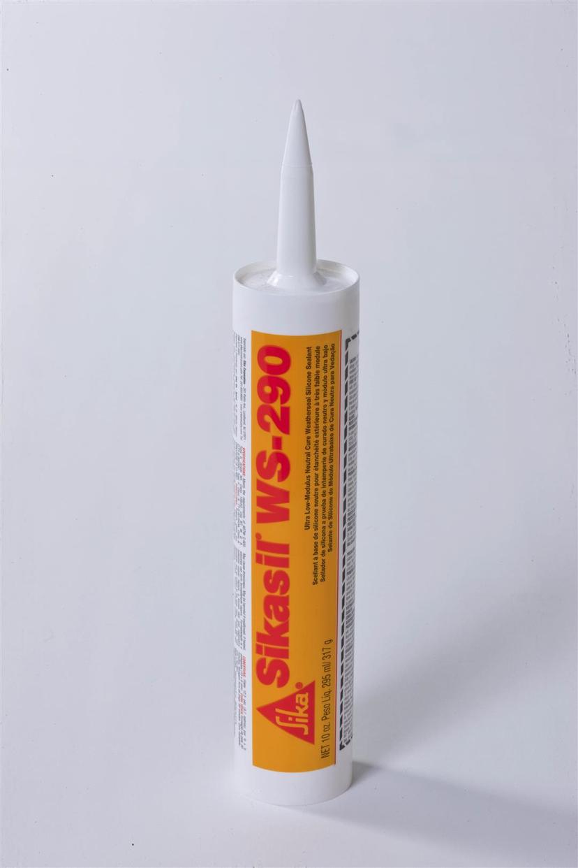 SIKA 412128 Sikasil WS-290 Low-Mod Sealant - 295 mL Cartridge, Black