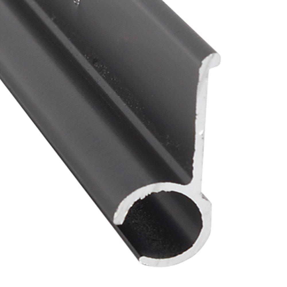 AP PRODUCTS 021-50802-8 STND AWN. RAIL BLK 8FT EA, 8 Foot Length; Black - The Twister Group Tools product