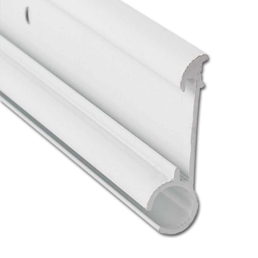 AP PRODUCTS 021-51001-8 AWN. RAIL P.WHT 8FT EA, 8 Foot Length; Polar White; Single - The Twister Group Tools product