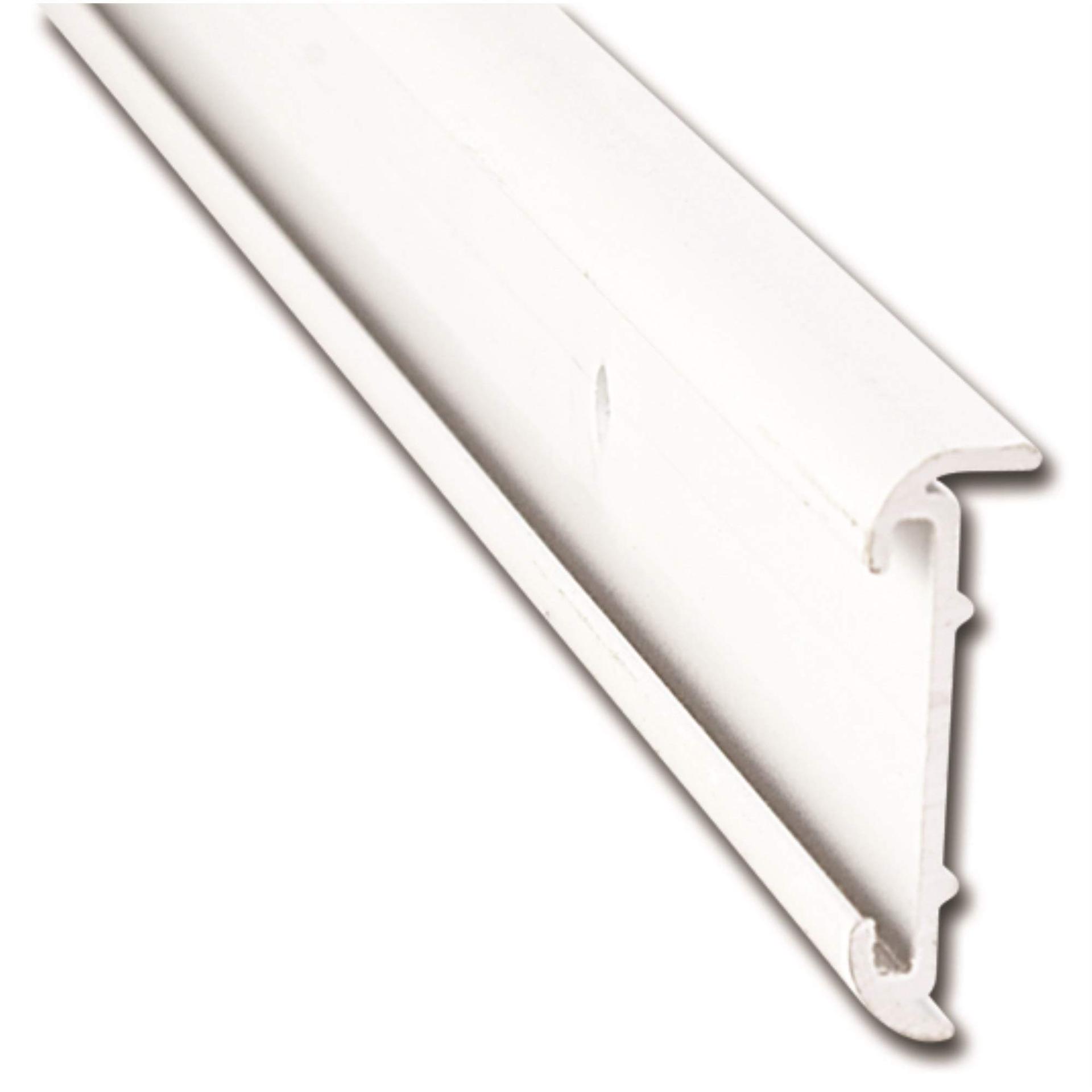 AP PRODUCTS 021-51601-16 Trim Molding; Short Lip Insert Type; 1-3/16 Inch Height x 2/5 Inch Width x 16 Foot Length; White; Aluminum; Single - High quality product image showing AP PRODUCTS 021-51601-16 Trim Molding; Short Lip Insert Type; 1-3/16 Inch Height x 2/5 Inch Width x 16 Foot Length; White; Aluminum; Single details and features