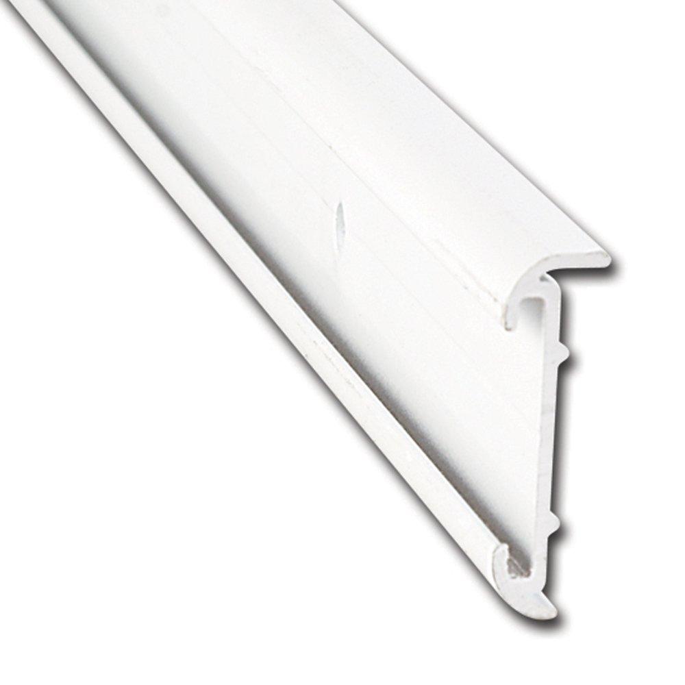 AP PRODUCTS 021-51601-8 Trim Molding; Short Lip Insert Type; 1-3/16 Inch Height x 2/5 Inch Width x 8 Foot Length; White; Aluminum; Single - High quality product image showing AP PRODUCTS 021-51601-8 Trim Molding; Short Lip Insert Type; 1-3/16 Inch Height x 2/5 Inch Width x 8 Foot Length; White; Aluminum; Single details and features