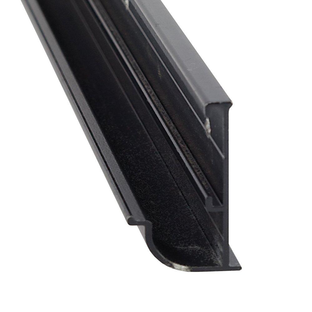 AP PRODUCTS 021-56202-16 GTR RAIL BLK 16FT EA, Aluminum; 16 Foot x 7/8 Inch Width x 1-1/2 Inch Height; Black - The Twister Group Tools product