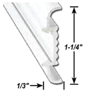 AP PRODUCTS 021-56403-16 MOLDING TRIM MILL 16FT EA, Insert Molding Trim Type; 1-1/4 Inch Height x 1/3 Inch Width x 16 Foot Length; Aluminum - The Twister Group Tools product