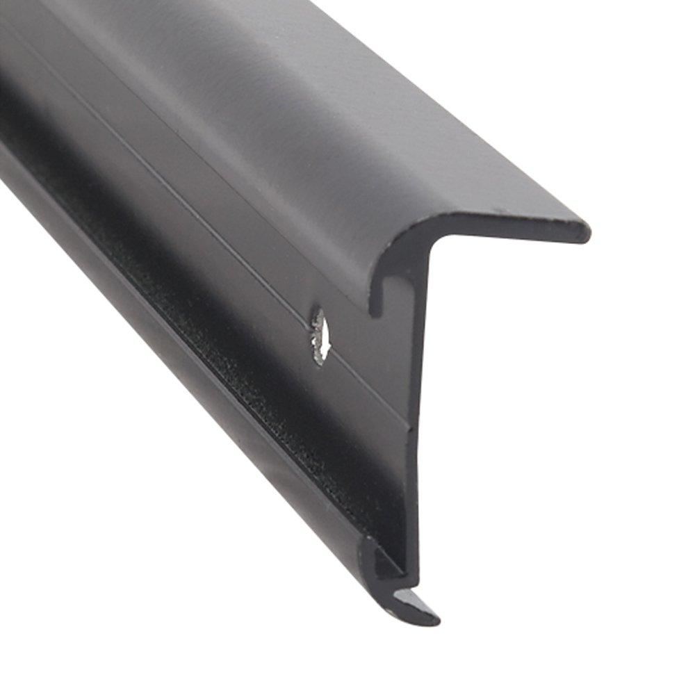 AP PRODUCTS 021-85002-8 CRNR MOLD BLK 8FT EA, Insert Corner Molding; With Insert; 1-1/5 Inch Height x 3/5 Inch Width x 8 Foot Length; Black; Aluminum; Single - The Twister Group Tools product