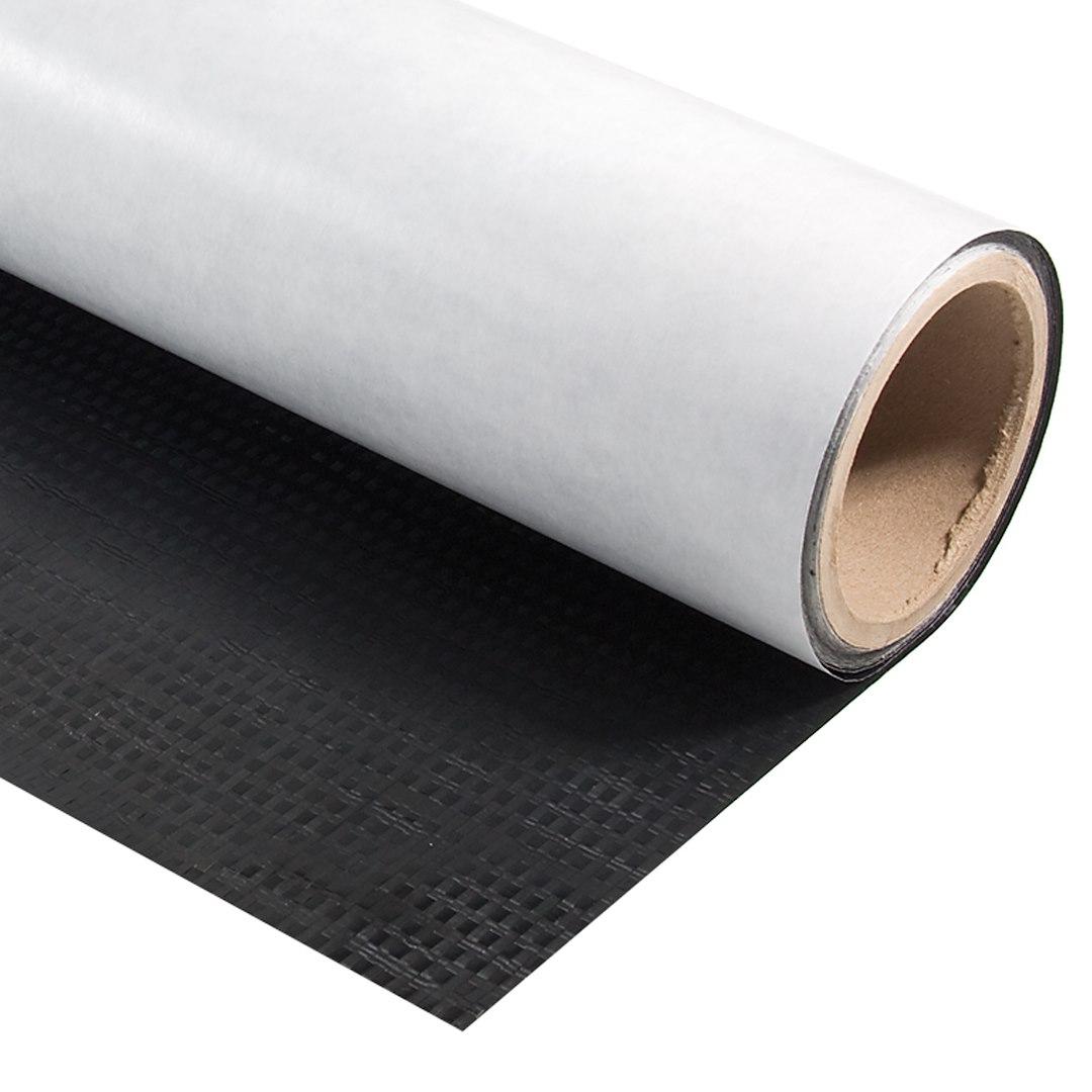 AP PRODUCTS 022-BP2850 28FT X 50FT BOTTOM BOARD - BLACK, Used To Repair Or Seal A Seam On Bottom Boards/ Tarps/ House Wraps; 50 Foot Length x 28 Inch Width; Black; Polyethylene; Adhesive Backing - The Twister Group Tools product
