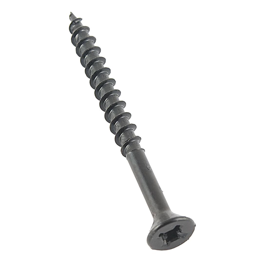 AP PRODUCTS 012-FSQ250BL 8 X 2 Black Flat Head Screws, 2 INCH / Pack of 250 - The Twister Group Tools product