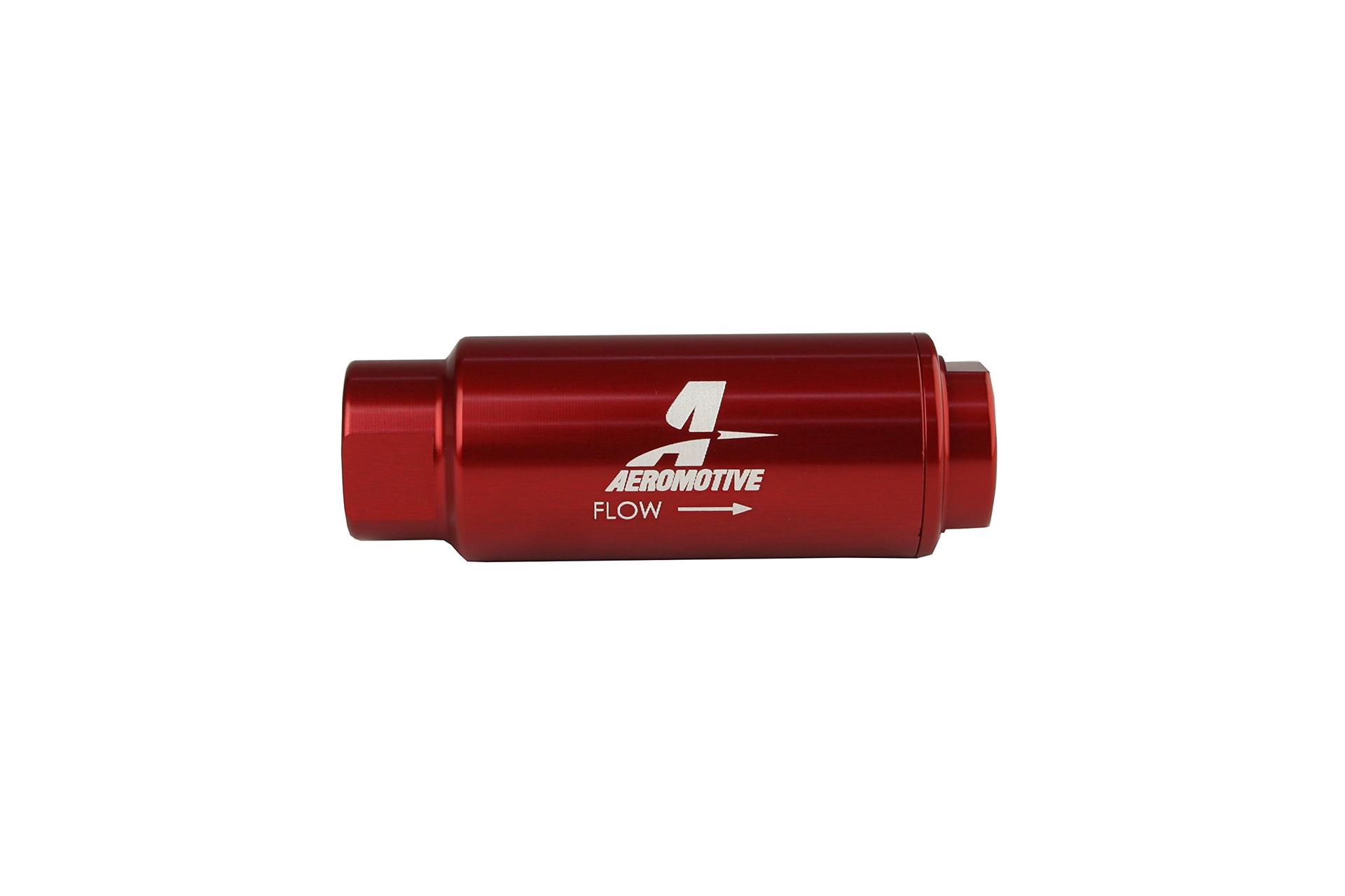 AEROMOTIVE 12303 In-Line Filter (40-Micron Fabric Element) - High quality product image showing AEROMOTIVE 12303 In-Line Filter (40-Micron Fabric Element) details and features