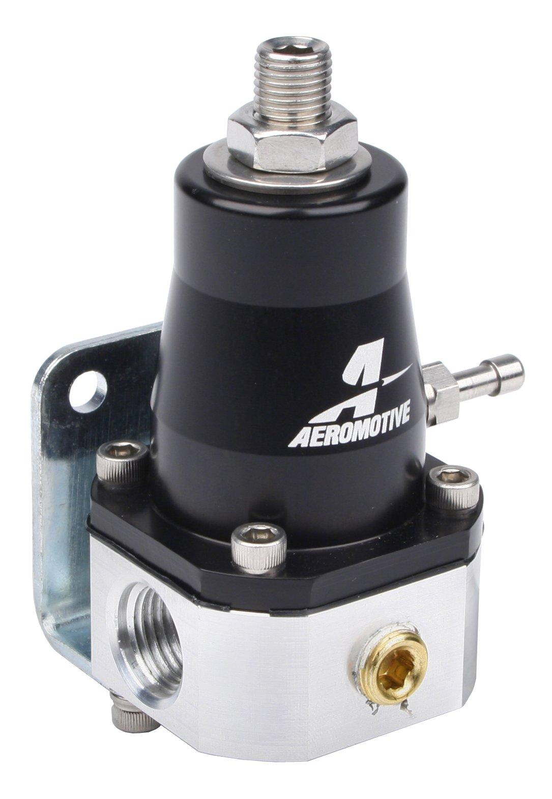AEROMOTIVE 13129 Regulator, EFI Bypass, Adjustable (2) -6 inlets (1) -6 bypass - High quality product image showing AEROMOTIVE 13129 Regulator, EFI Bypass, Adjustable (2) -6 inlets (1) -6 bypass details and features