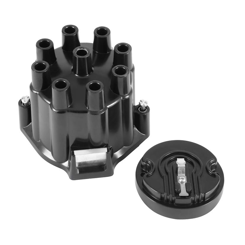 ACCEL 8124ACC Distributor Cap & Rotor Kit - Socket Style - Black