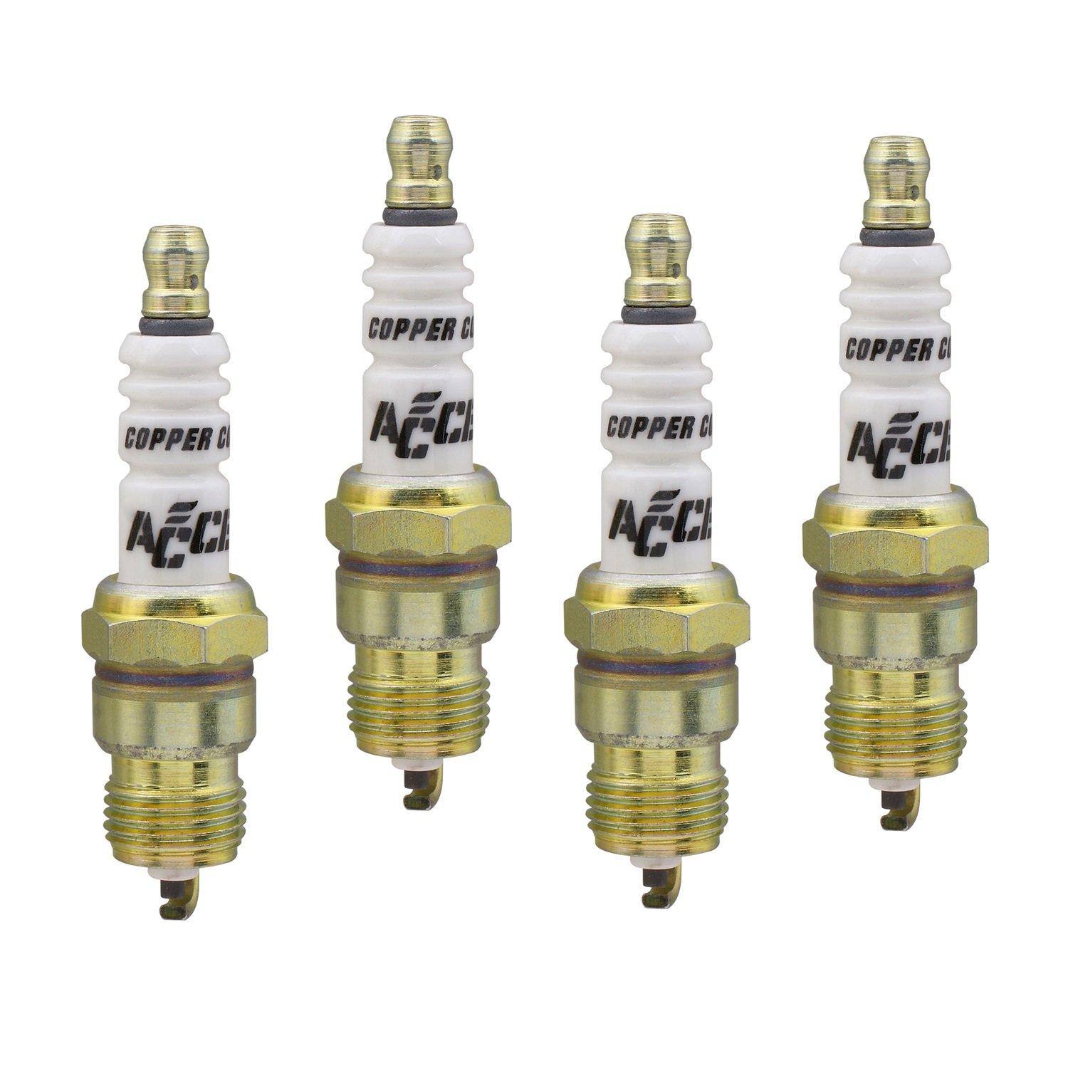 ACCEL 0276S-4 Shorty Copper Core Spark Plug (Pack of 4) - High quality product image showing ACCEL 0276S-4 Shorty Copper Core Spark Plug (Pack of 4) details and features