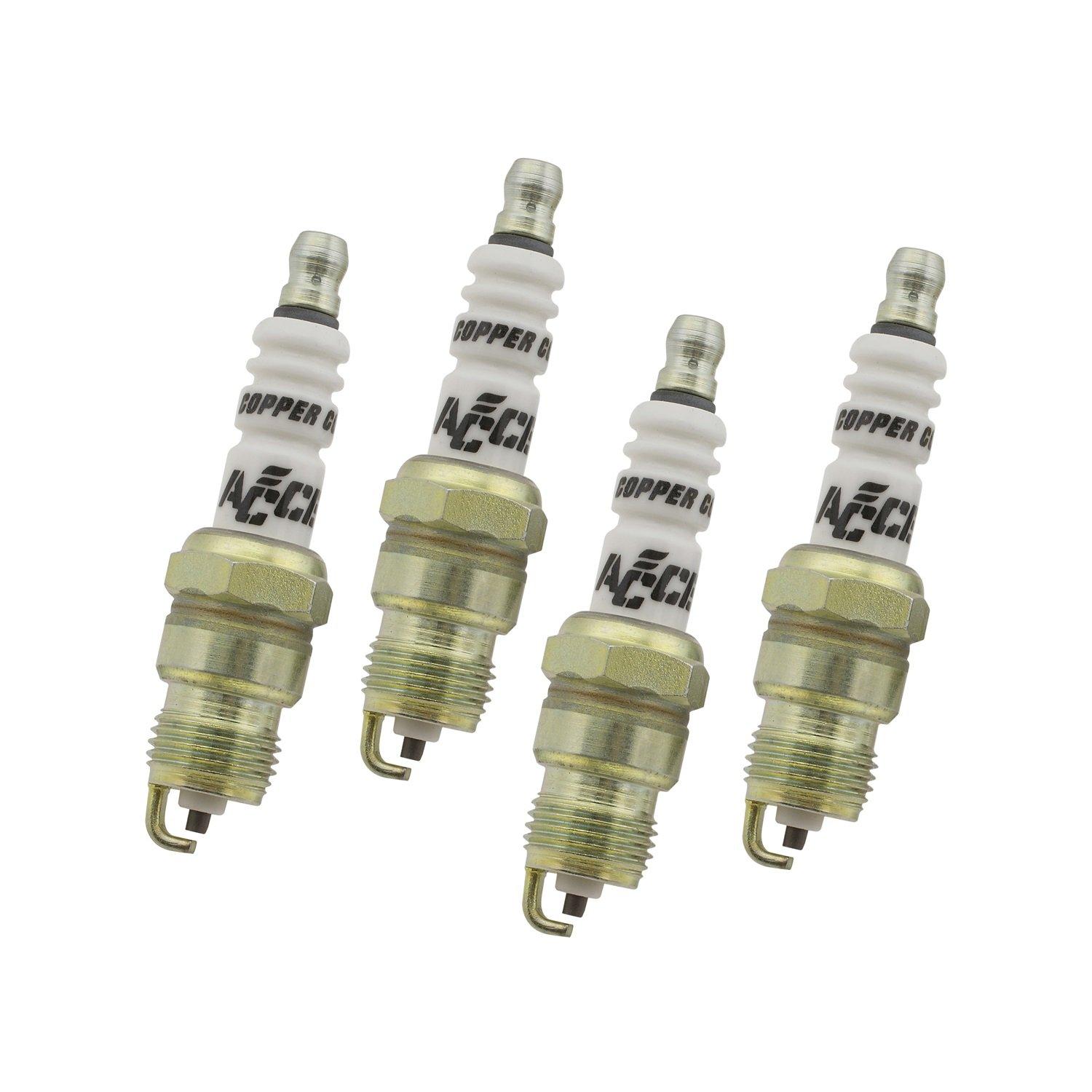 ACCEL 0574S-4 Shorty Copper Core Spark Plug (Pack of 4) - High quality product image showing ACCEL 0574S-4 Shorty Copper Core Spark Plug (Pack of 4) details and features