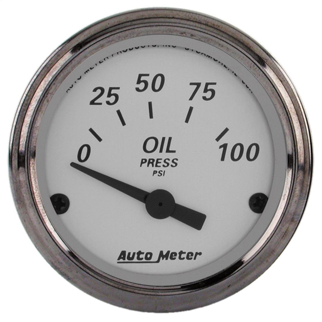 AUTO METER 1928 American Platinum Electric Oil Pressure Gauge - The Twister Group Tools product