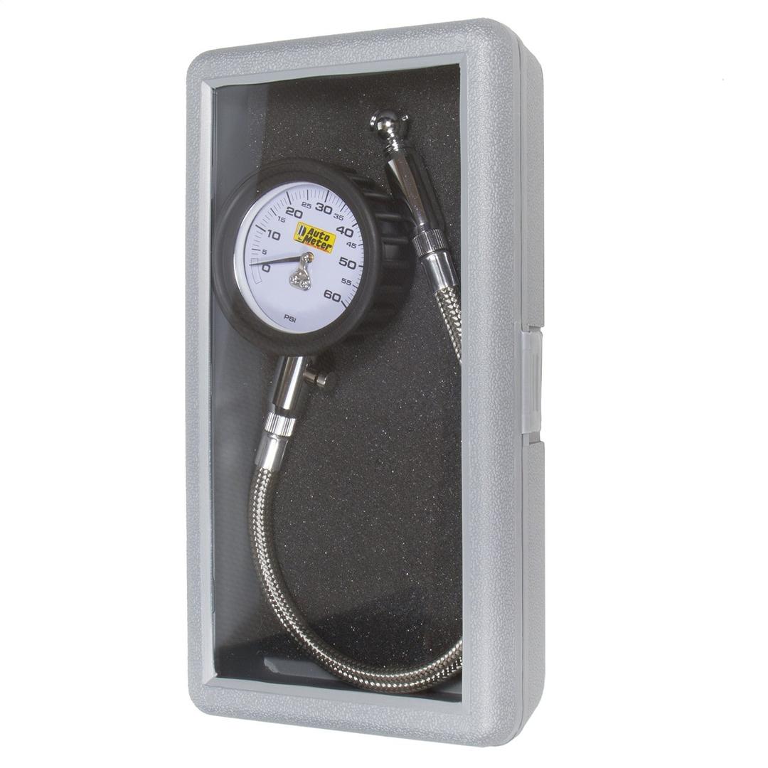 AUTO METER 2160 Tire Pressure Gauge,White - The Twister Group Tools product