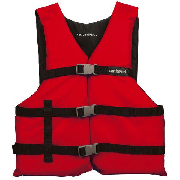 AIRHEAD 3000215ARD General All Purpose Life Jacket, US Coast Guard Approved Type III Life Vest perfect for Boating and Personal Watercraft Use - High quality product image showing AIRHEAD 3000215ARD General All Purpose Life Jacket, US Coast Guard Approved Type III Life Vest perfect for Boating and Personal Watercraft Use details and features