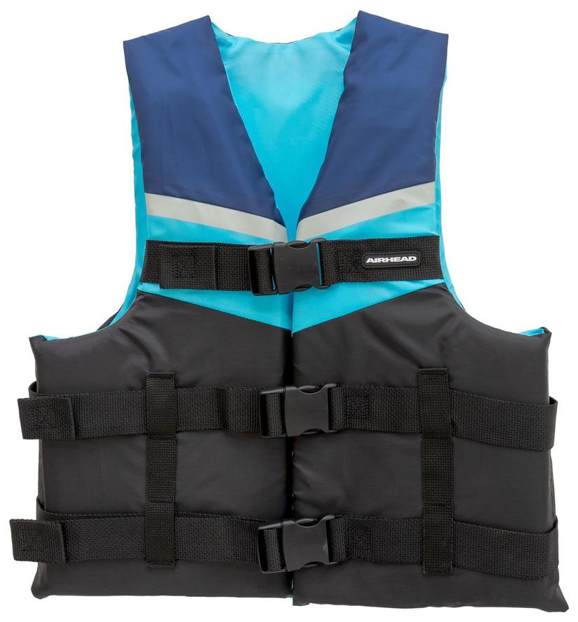 AIRHEAD 3005304ABL Vibe Life Vest, Closed Sided PFD, Small/Medium