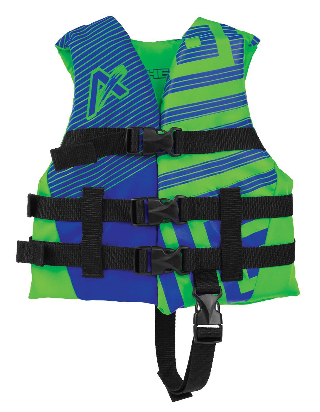 AIRHEAD 30081-02-A-LG Personal Floatation Device; Life Vest; Fits Chest Sizes 22 Inch To 25 Inch And For Body Weight 30 To 50 Pounds; Harmonized U S Coast Guard And Transport Canada Approved;Child; Soft Woven Polyester; Blue/ Green; Single; With Leg Stra - High quality product image showing AIRHEAD 30081-02-A-LG Personal Floatation Device; Life Vest; Fits Chest Sizes 22 Inch To 25 Inch And For Body Weight 30 To 50 Pounds; Harmonized U S Coast Guard And Transport Canada Approved;Child; Soft Woven Polyester; Blue/ Green; Single; With Leg Stra details and features