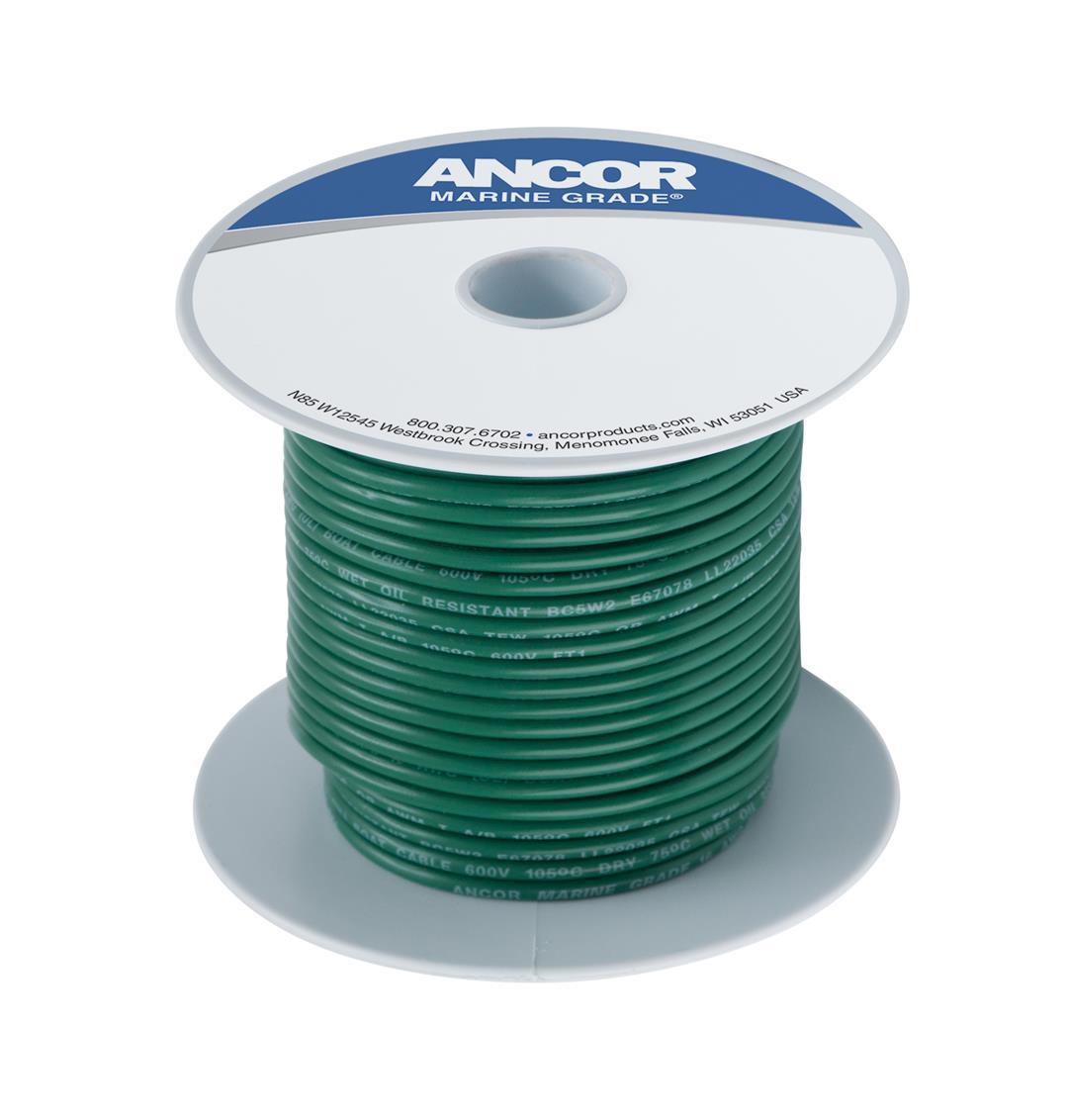 ANCOR 100310 GREEN 18 AWG TINNED COPPER WIRE - 100 - The Twister Group Tools product