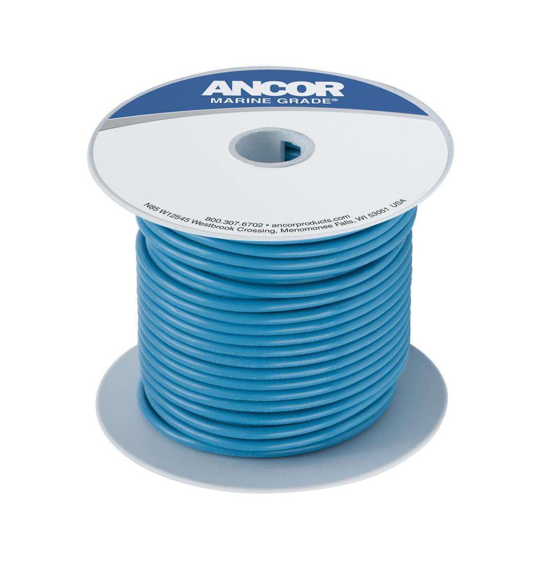 ANCOR 101910 Marine Grade Electrical Primary Tinned Copper Boat Wiring (16-Gauge, Light Blue, 100-Feet) - The Twister Group Tools product