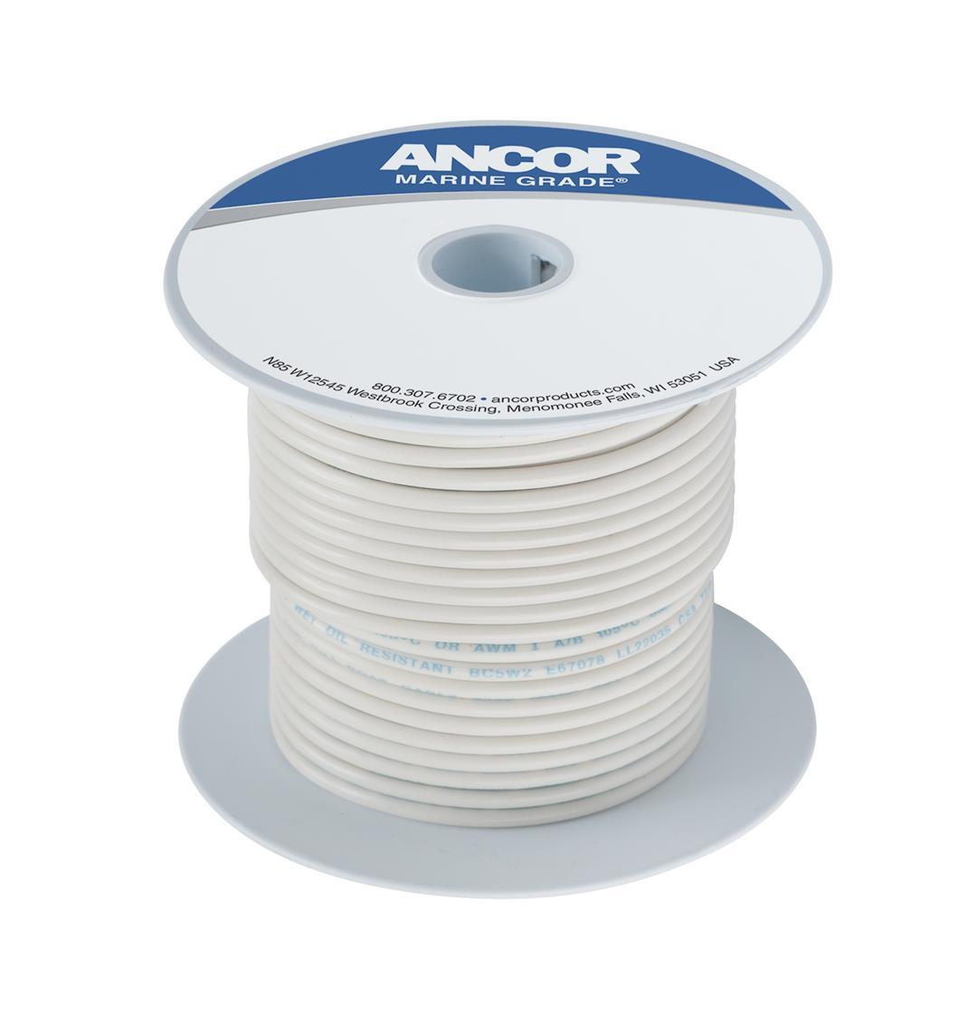 ANCOR 111710 WHITE 8 AWG TINNED COPPER WIRE - 100 - High quality product image showing ANCOR 111710 WHITE 8 AWG TINNED COPPER WIRE - 100 details and features