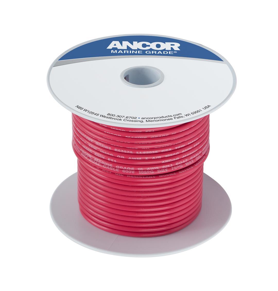 ANCOR 112502 Red 6 AWG Battery Cable - 25 - High quality product image showing ANCOR 112502 Red 6 AWG Battery Cable - 25 details and features