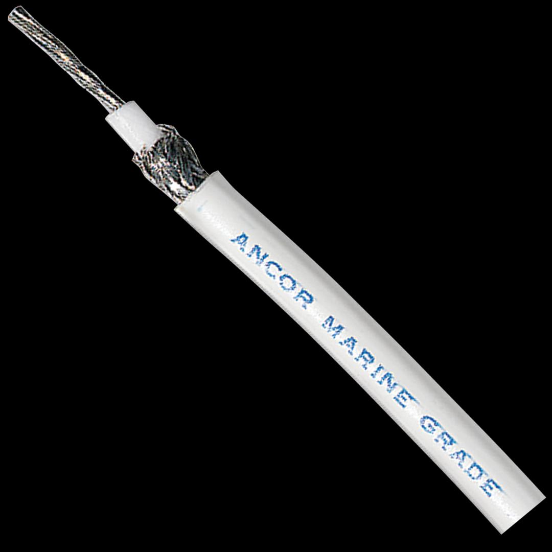 ANCOR 151710 RG-213 WHITE TINNED COAXIAL CABLE - 100 - High quality product image showing ANCOR 151710 RG-213 WHITE TINNED COAXIAL CABLE - 100 details and features