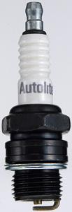 AUTOLITE 386 Spark Plug; Resistor Copper; OE Replacement (Case of 4)