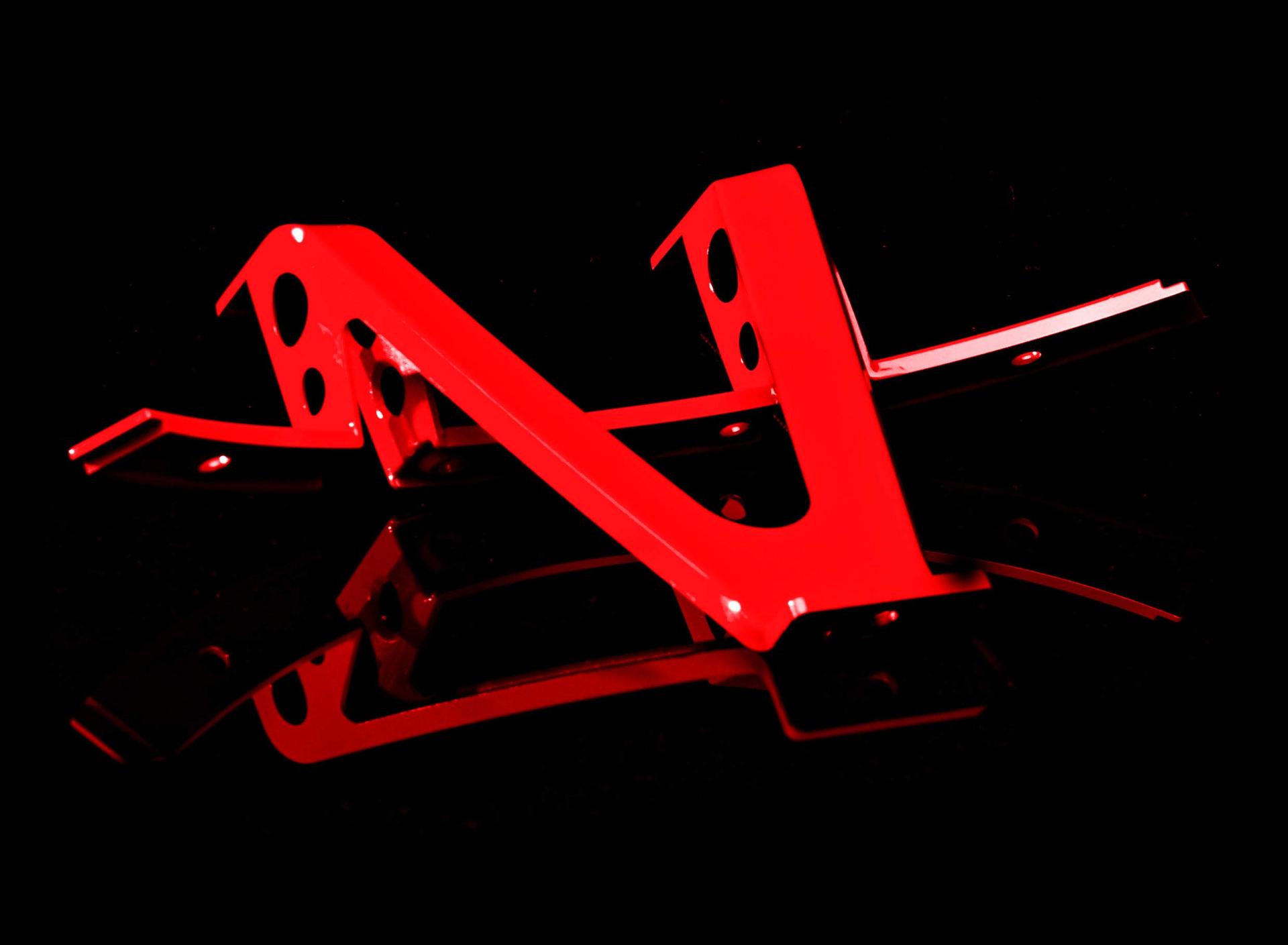 WHEEL PROS 827SS780-RD Wheel Spoke Insert; Fits XD827 Series 17 x 8 Size Rims; Red Split Spoke; Pack Of 5; With Screws - High quality product image showing WHEEL PROS 827SS780-RD Wheel Spoke Insert; Fits XD827 Series 17 x 8 Size Rims; Red Split Spoke; Pack Of 5; With Screws details and features