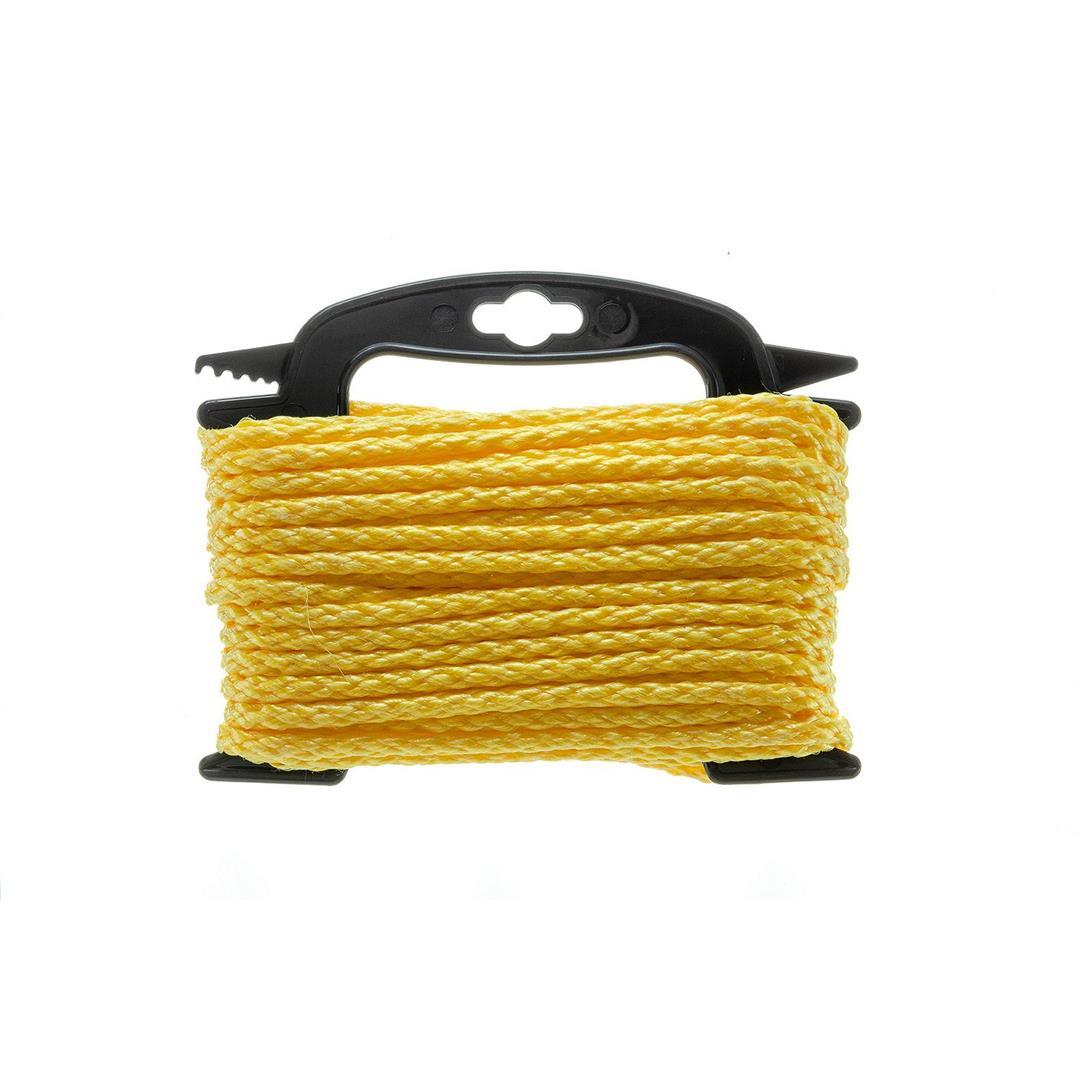 ATTWOOD 117202 11720-2 Hollow Braided Polypropylene Utility Line, 1/4-Inch Thickness, 50 Feet Length, Yellow - The Twister Group Tools product