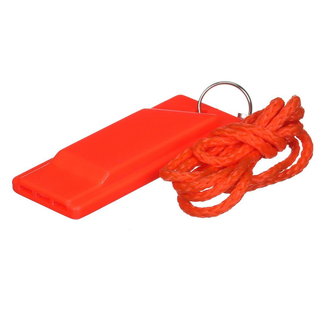 ATTWOOD 118296 11829-6 Safety Whistle, Plastic, Flat Type, No Interior Ball, Delivers Emergency Signal, Includes Lanyard - The Twister Group Tools product