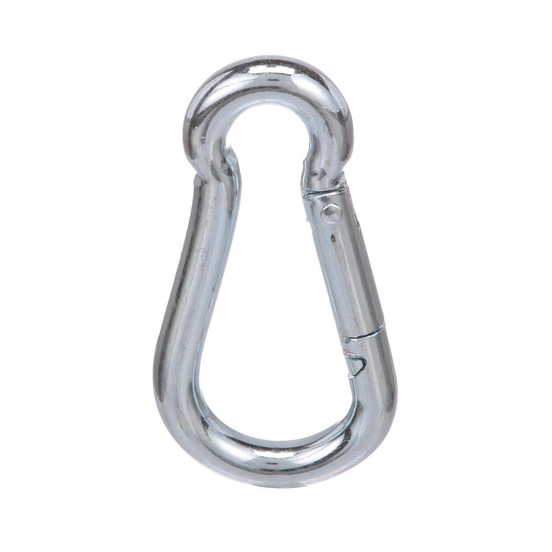 ATTWOOD 123053 12305-3 Marine Carabiner, Zinc-Plated Steel, 3 ½-Inches Long, 3/8-Inch Diameter, 600 Pounds Load Max - The Twister Group Tools product