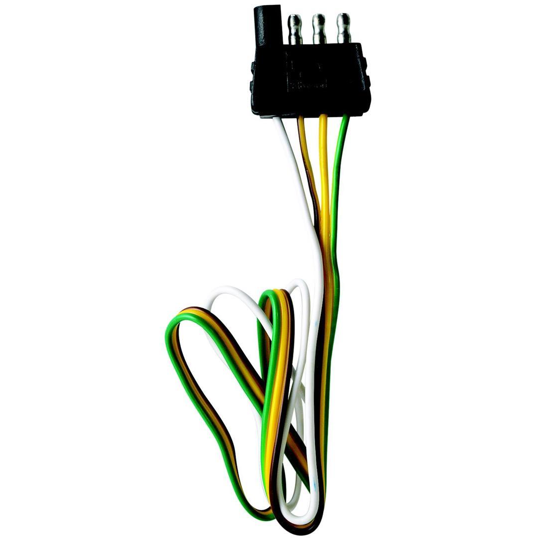 ATTWOOD 140203 Trailer Wiring 4 Way Flat Harness/Connector (12-Inch Plug) - The Twister Group Tools product