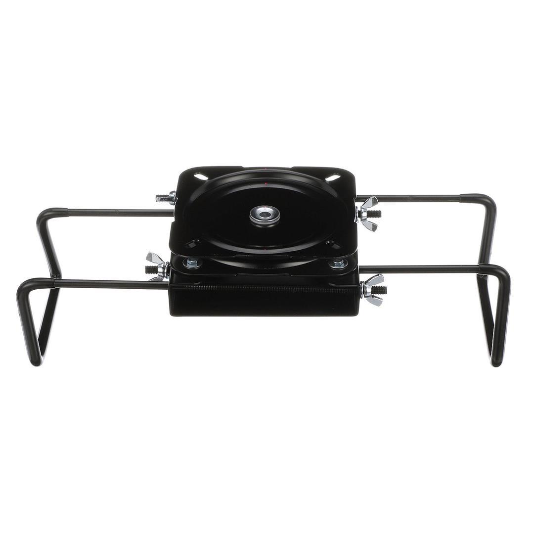 ATTWOOD 157003 15700-3 Seat Mount, Clamp-On with Swivel, Adjusts from 7 ½ inches to 18 inches, Black, Powder-Coated Aluminum - High quality product image showing ATTWOOD 157003 15700-3 Seat Mount, Clamp-On with Swivel, Adjusts from 7 ½ inches to 18 inches, Black, Powder-Coated Aluminum details and features