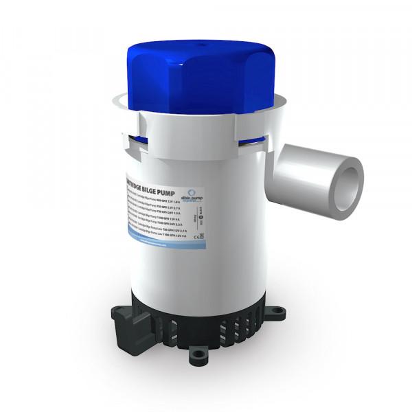 ALBIN 01-02005 Cartridge Bilge Pump 1100GPH - 12V, Stainless Steel - The Twister Group Tools product