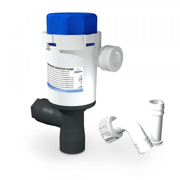 ALBIN 01-05-074 Twinport Aerator Pump 500 GPH 12V - High quality product image showing ALBIN 01-05-074 Twinport Aerator Pump 500 GPH 12V details and features