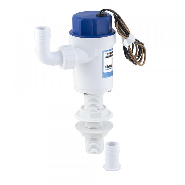 ALBIN 01-05-079 Cartridge Aerator Pump 750 GPH 12V Straight - High quality product image showing ALBIN 01-05-079 Cartridge Aerator Pump 750 GPH 12V Straight details and features