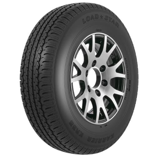 AMERICANA 10206 ST185/80R13 KR35/D KARRIER TIR, ST185 x 80R13; Trailer; Radial; Black Sidewall; Tubeless; Non Directional Tread Design; 1 Year Worry-Free Warranty; Load Range D; 1709 Pounds Max Load; 81 MPH Speed Rating; Fits 5.0 Inch Wide Wheels - High quality product image showing AMERICANA 10206 ST185/80R13 KR35/D KARRIER TIR, ST185 x 80R13; Trailer; Radial; Black Sidewall; Tubeless; Non Directional Tread Design; 1 Year Worry-Free Warranty; Load Range D; 1709 Pounds Max Load; 81 MPH Speed Rating; Fits 5.0 Inch Wide Wheels details and features