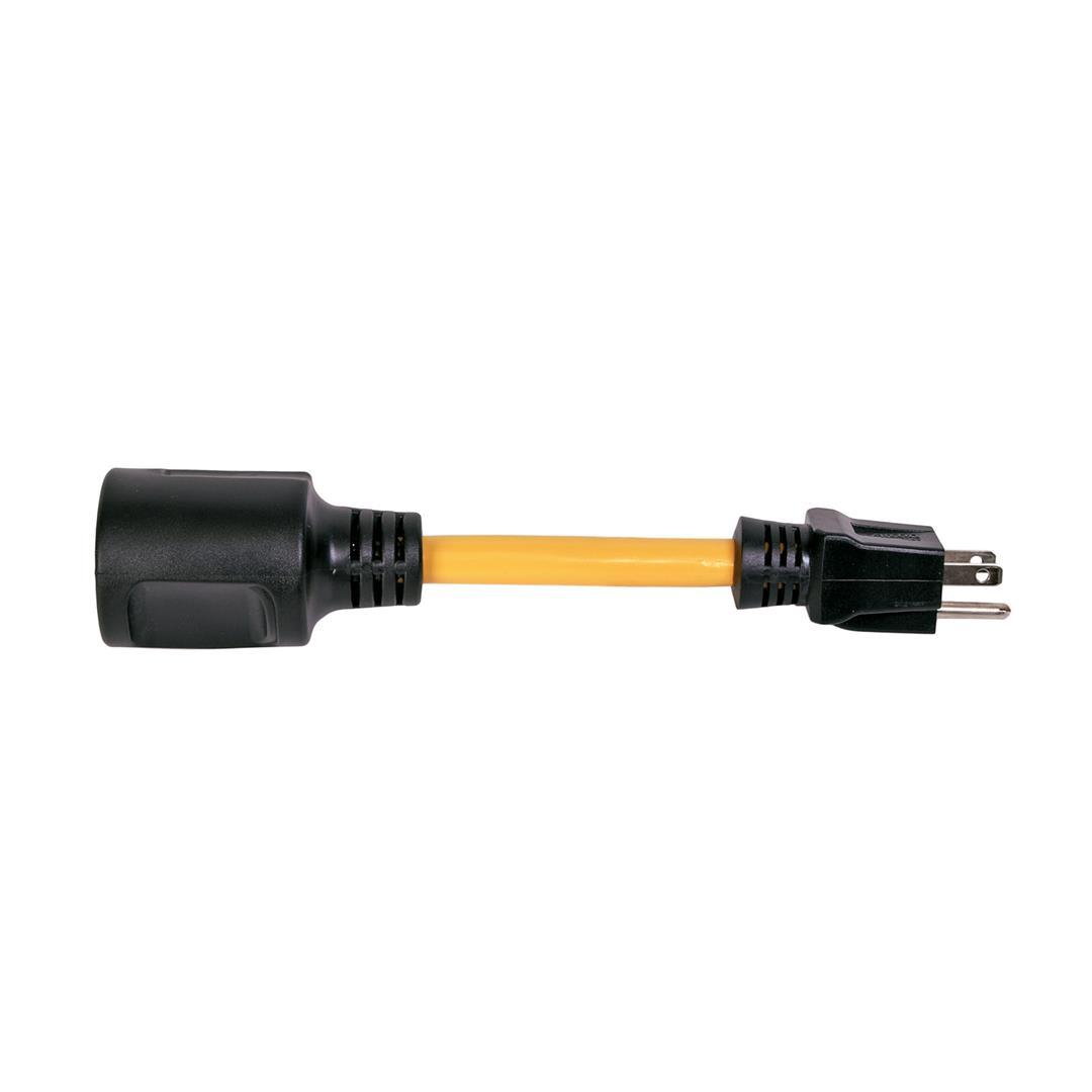 ARCON 14245 Generator Pigtail Power Cord 30-Amp Female to 15-Amp Male, 9-Inch - The Twister Group Tools product
