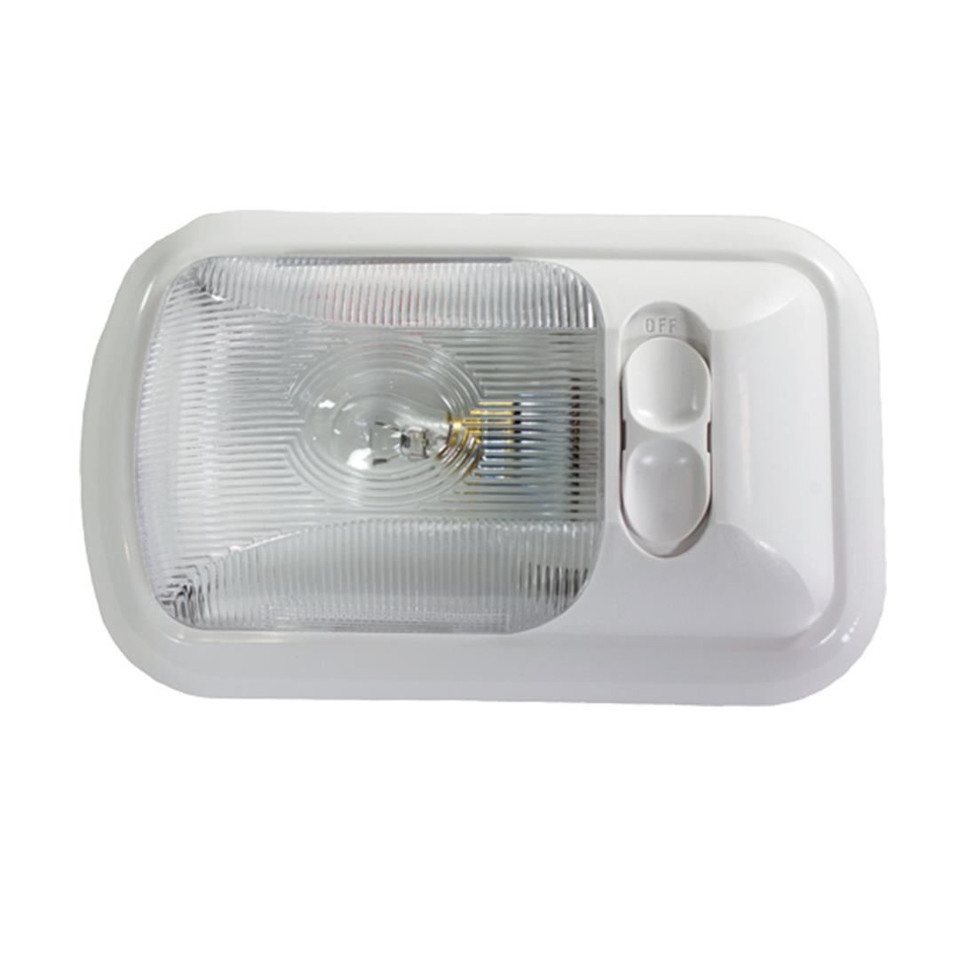 ARCON 18122 Euro Style Single Light with Optic Lens and White Base - High quality product image showing ARCON 18122 Euro Style Single Light with Optic Lens and White Base details and features