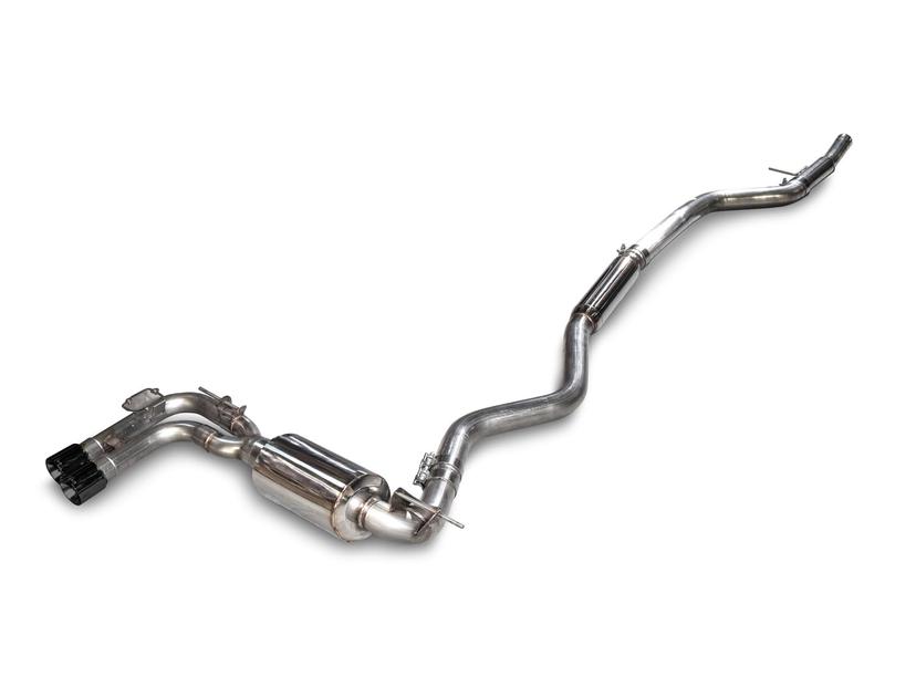 AWE 3010-23022 BMW F3X 28i / 30i Touring Edition Axle-Back Exhaust Single Side - 80mm Black Tips