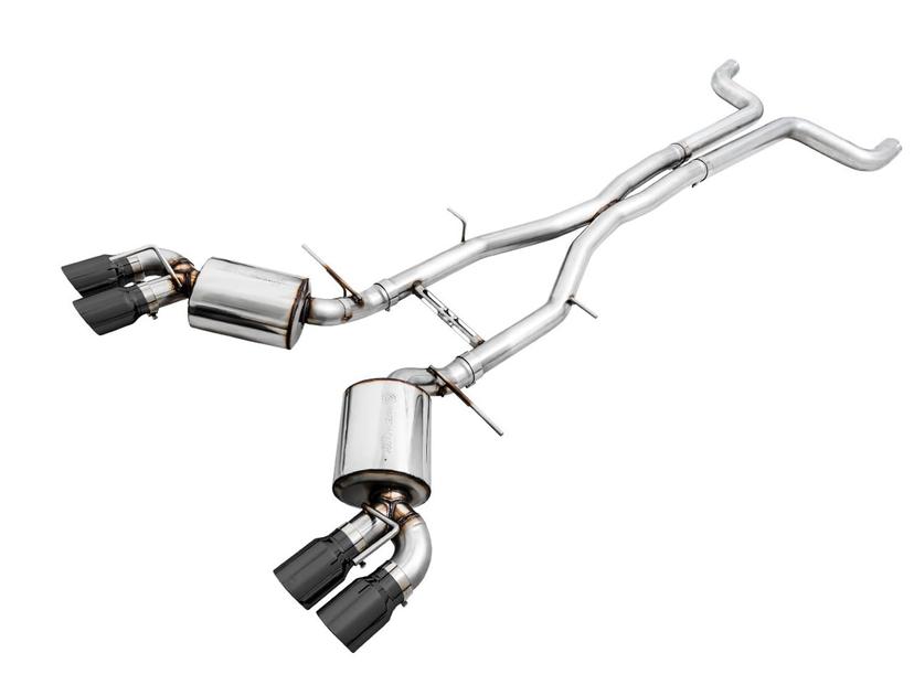 AWE 3020-43076 16-19 Chevy Camaro SS Non-Res Cat-Back Exhaust -Touring Edition (Quad Diamond Black Tips)