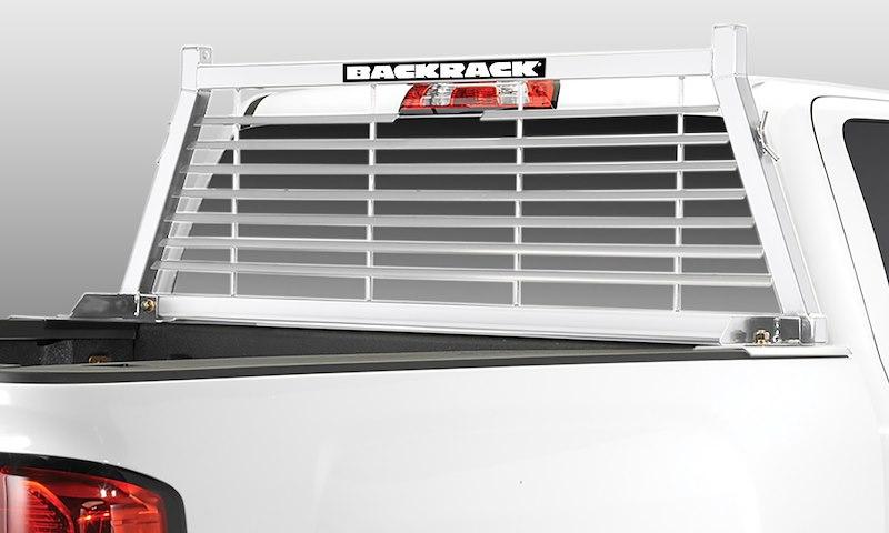 BACKRACK 12800W Safety Rack Frame Only, White Fits 2017-2020 Ford F-250/F-350/F-450 Super Duty; 2002-2024 Dodge RAM 1500/2500/3500; 2017-2020 Ford F-250/F-350/F-450 & Others