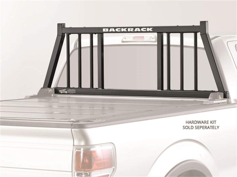 BACKRACK 147TR Three Round Rack Frame Only | Black, No Drill Fits 1999-2024 Ford F-250/F-350/F-450; 2017-2024 Ford F-550