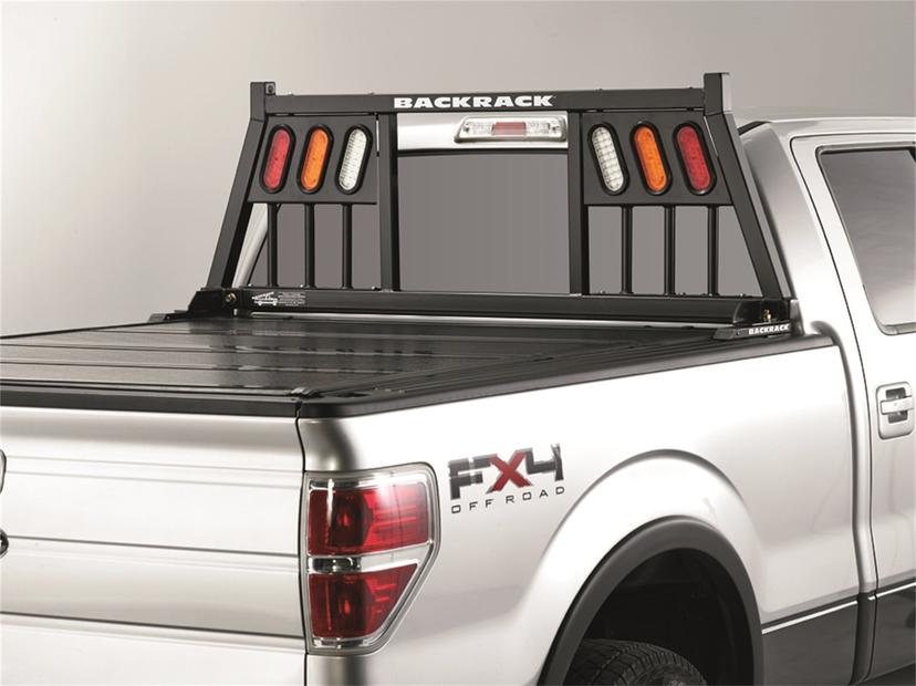 BACKRACK 149TL Three Light Rack Frame Only | Black, No Drill Fits 2019-2024 Chevrolet/GMC Silverado/Sierra 1500; 2008-2019 & 2022-2024 Toyota Tundra; 2004-2024 Ford F-150 & Others