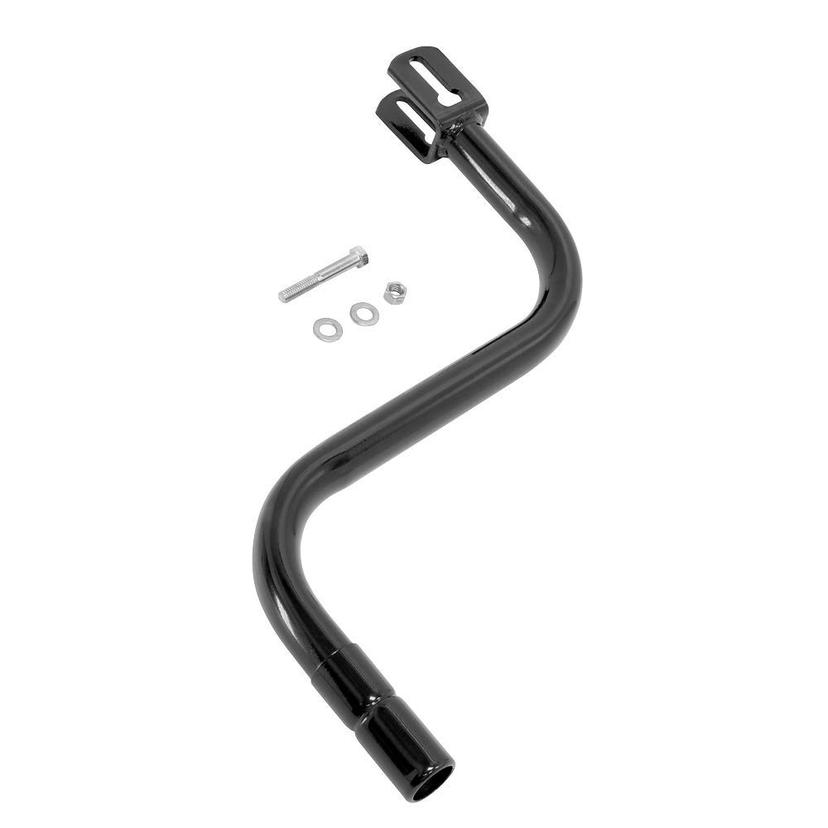 BULLDOG 015181 Trailer Tongue Jack Crank; Use With Sidewind Jack; 13-12 Inch Radius; Vertical Clevis; Black