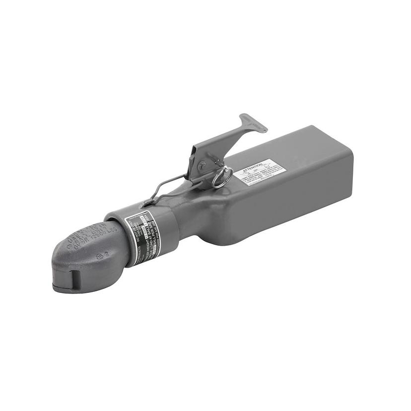 BULLDOG 028462 COUPLER 2-5/16FT TRAILER, Square/ Rectangular Tongue; 12500 Pound Lift Capacity; For 2-5/16 Inch Ball; High Profile Latch