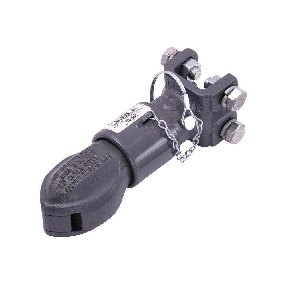 BULLDOG 028585 RIGID MOUNT ADJUSTABLE CO, For Use With Utility/ Horse/ Livestock/ Cargo and Construction Trailers; 3 Inch Channel Width; 2-5/16 Inch Coupler; Adjustable; 12500 Pound Capacity - The Twister Group Tools product