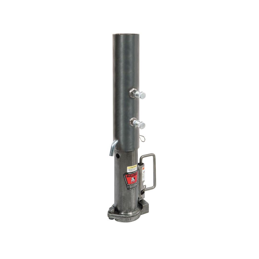 BULLDOG 0289500300 30K ADJ ROUND GOOSE CPLR, Adjustable Round; 30000 Pound Capacity; 2-5/16 Inch Ball; 8 Inch Adjustment; 4-1/2 Inch Outer X 4 Inch Inner Diameter Tube; 29.3 Inch Retracted Overall Height; Steel - High quality product image showing BULLDOG 0289500300 30K ADJ ROUND GOOSE CPLR, Adjustable Round; 30000 Pound Capacity; 2-5/16 Inch Ball; 8 Inch Adjustment; 4-1/2 Inch Outer X 4 Inch Inner Diameter Tube; 29.3 Inch Retracted Overall Height; Steel details and features