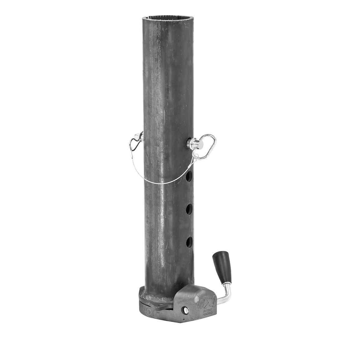 BULLDOG 1289050300 BX1 GOOSENECK COUPLER, Adjustable Round; 30000 Pound Capacity; 2-5/16 Inch Ball; 8 Inch Adjustment - High quality product image showing BULLDOG 1289050300 BX1 GOOSENECK COUPLER, Adjustable Round; 30000 Pound Capacity; 2-5/16 Inch Ball; 8 Inch Adjustment details and features