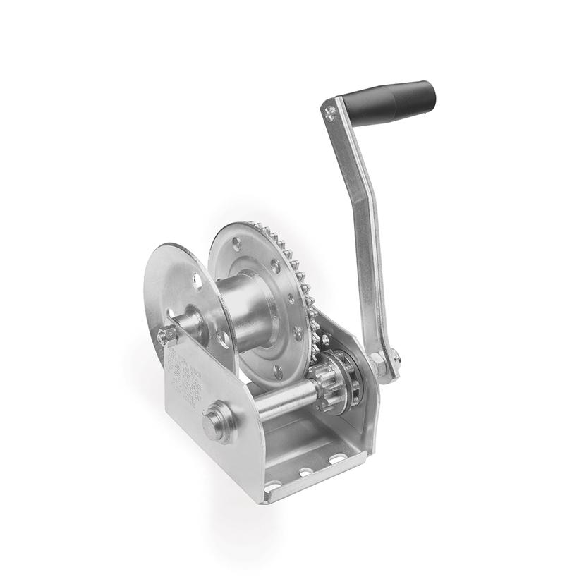 BULLDOG 143001 BRAKE WINCH 1000 LBS., Single Speed; Hand Operated; 1000 Pound Pull Capacity; Without Strap