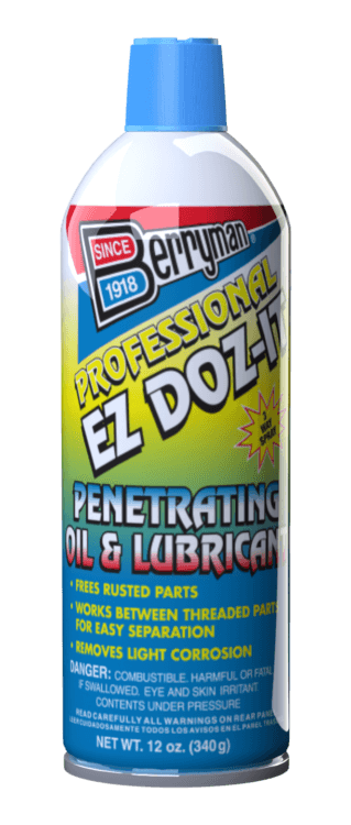 BERRYMAN 1612 Professional EZ Doz-It Penetrating Oil & Lubricant 3-Way Aerosol [Not VOC Compliant in CA], 12-Ounce